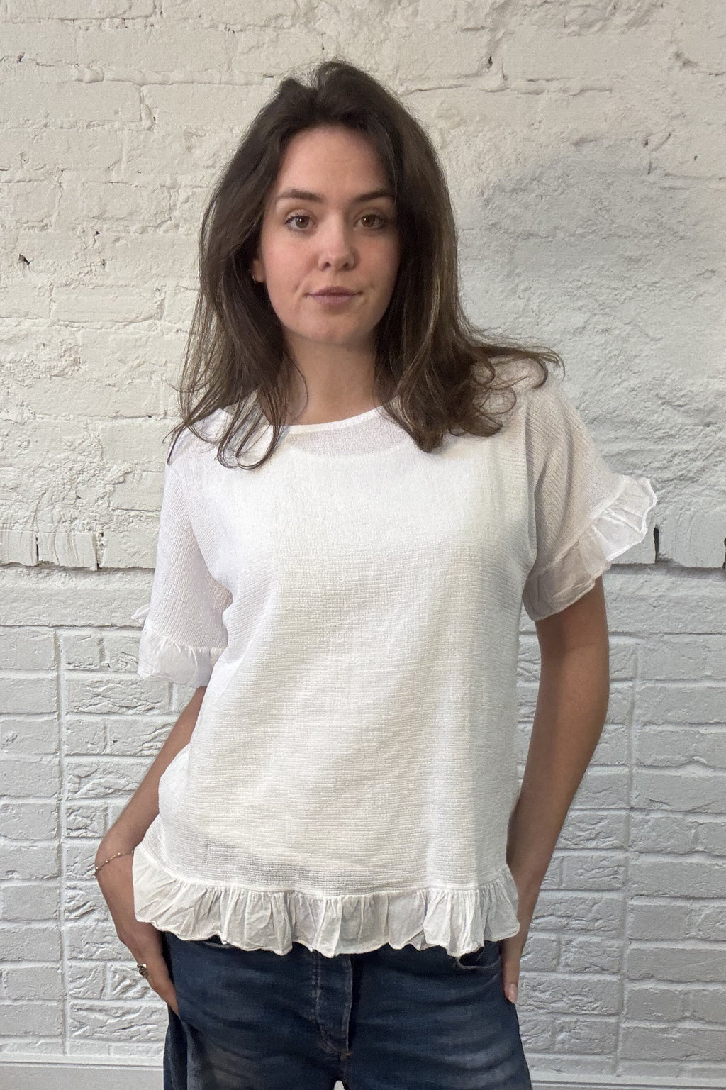 The Bryony Frill Top