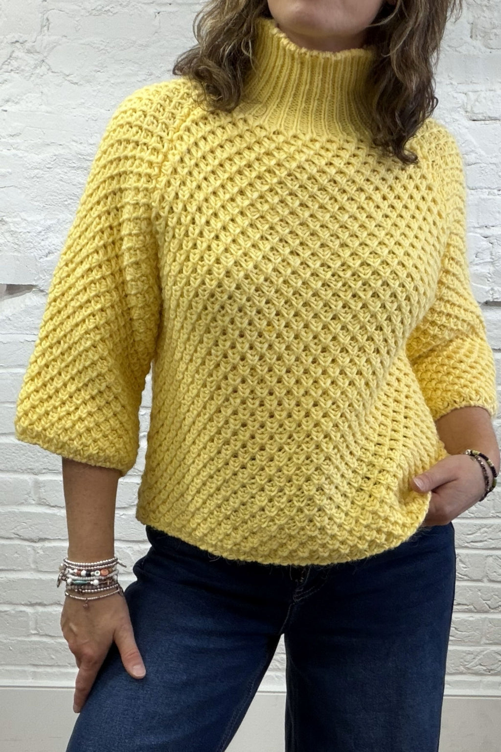 The Natalia Waffle Jumper