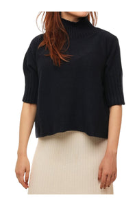 High Neck 3/4 Sleeve Jumper