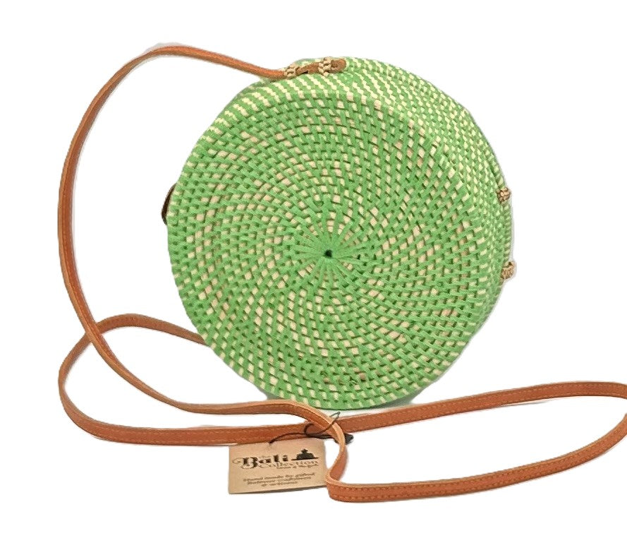 Round Rattan Bag