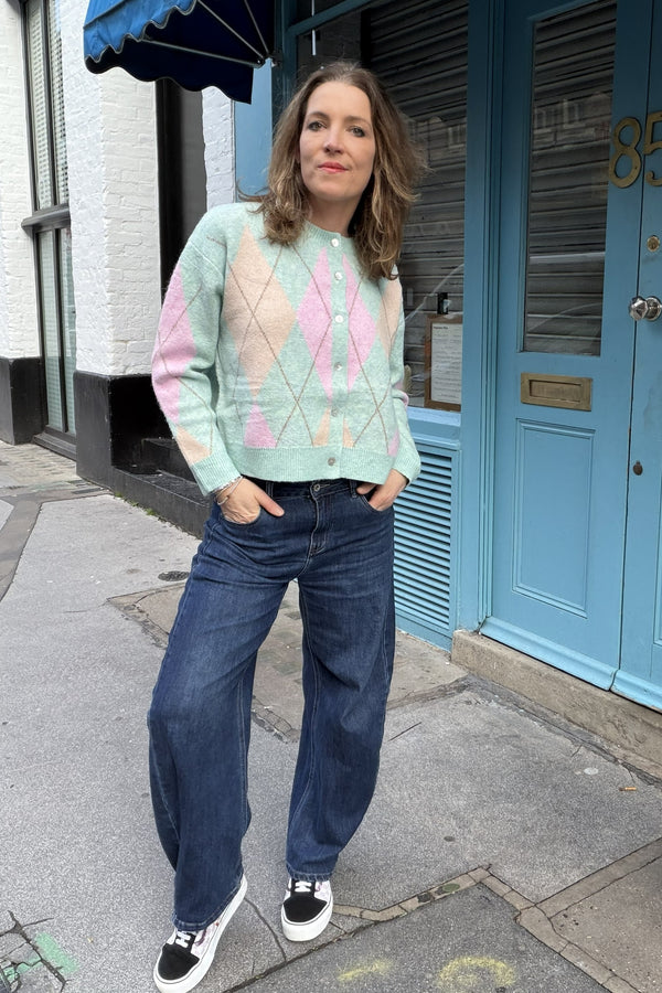 The Orla Argyle Cardigan