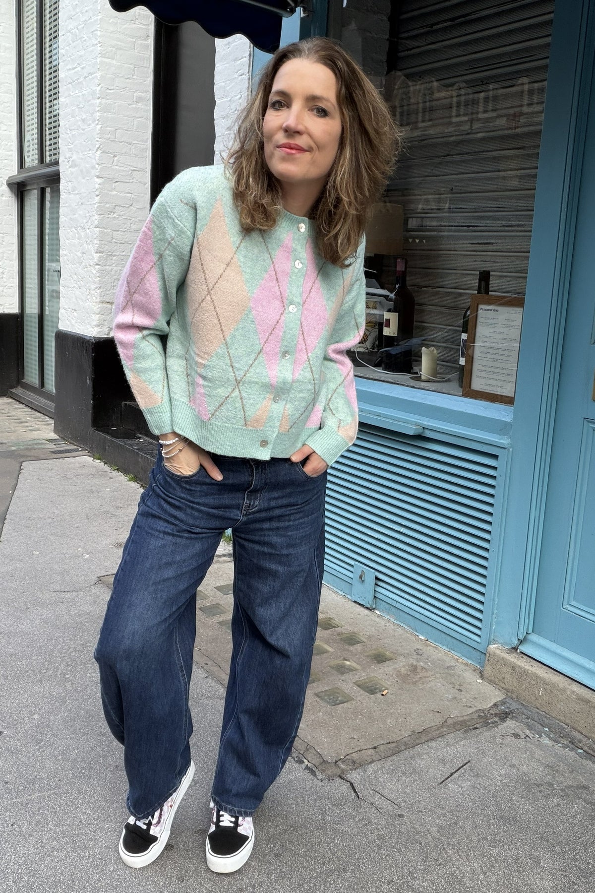 The Orla Argyle Cardigan