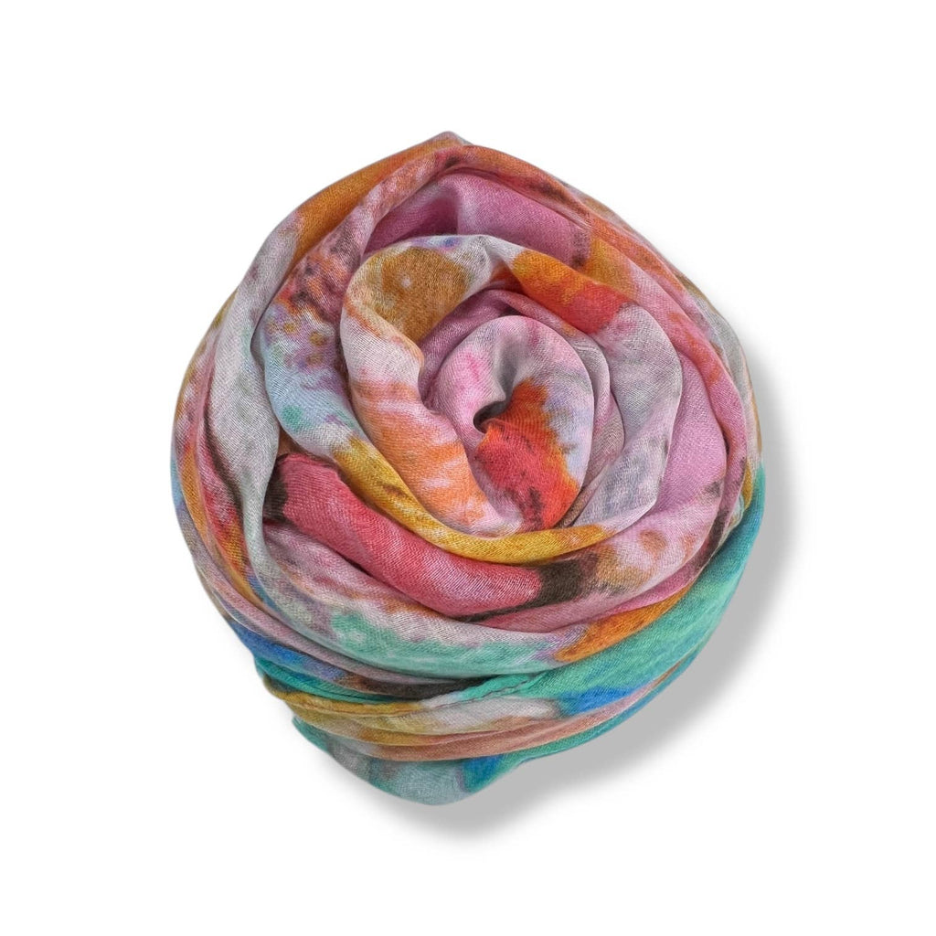 Bright Coloured Canvas Scarf