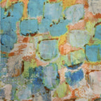 Bright Coloured Canvas Scarf