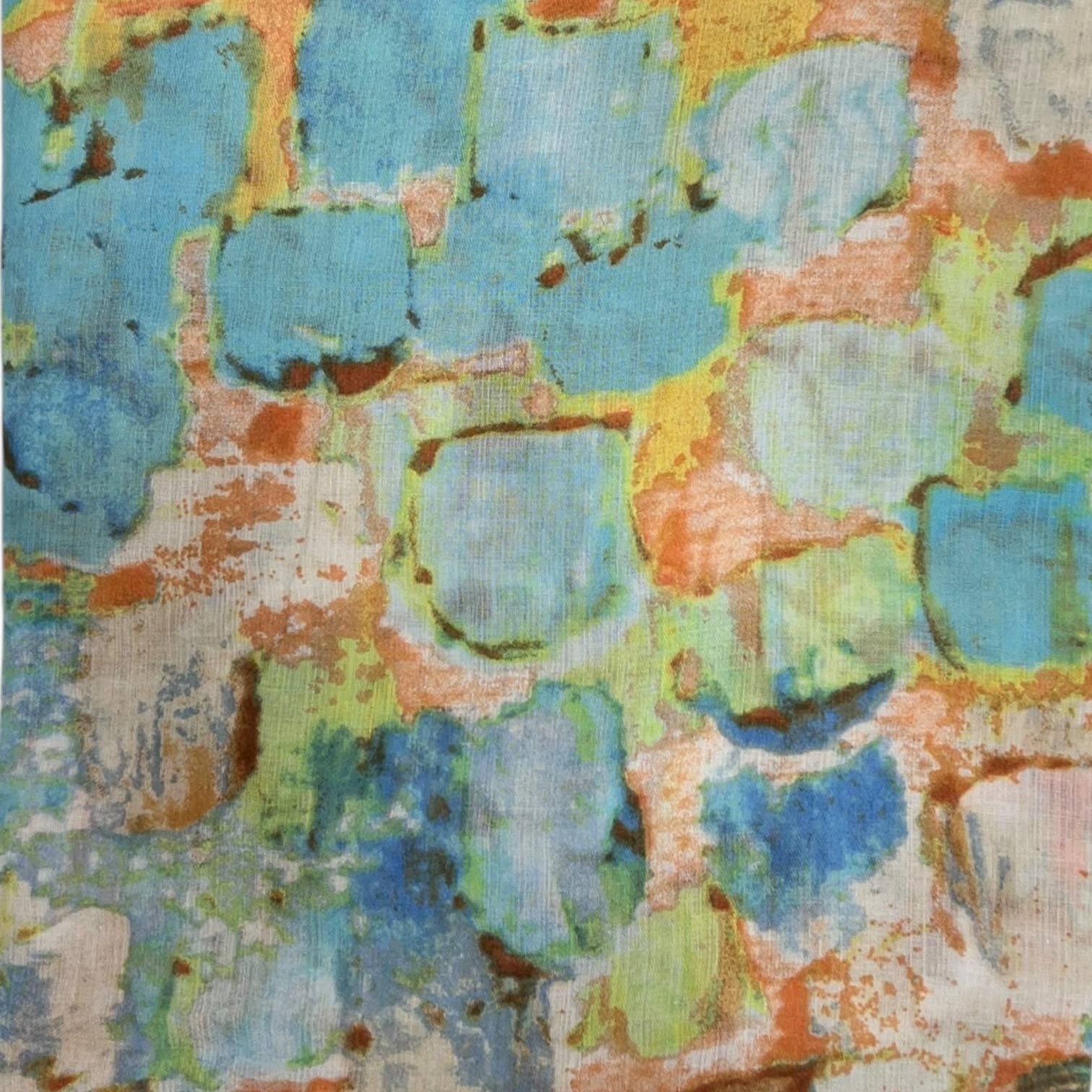 Bright Coloured Canvas Scarf