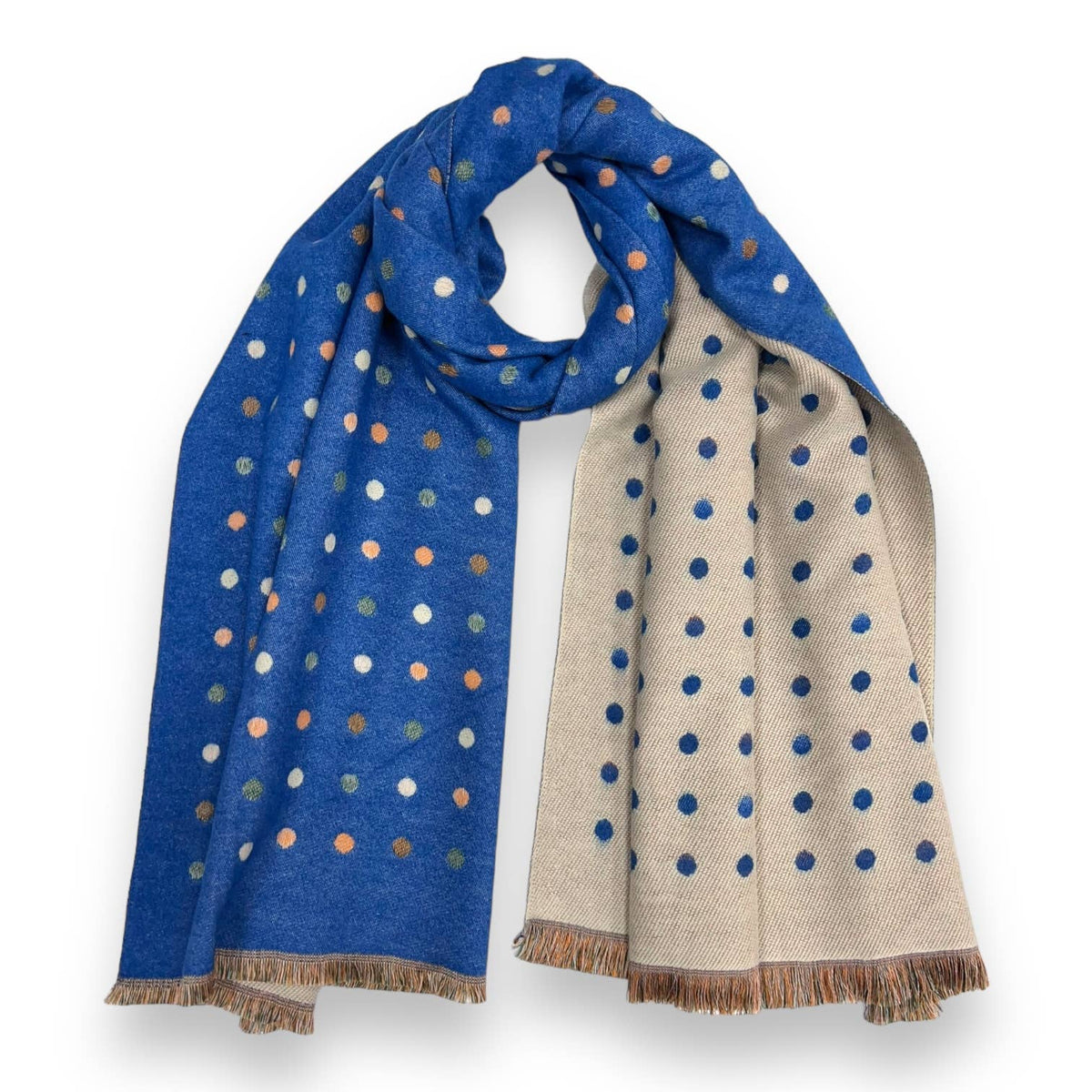 Multi Coloured Dots Scarf