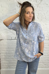 Dandelion Dream Roll-Sleeve Top