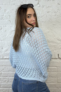 The Eden Crochet Crossover Knit