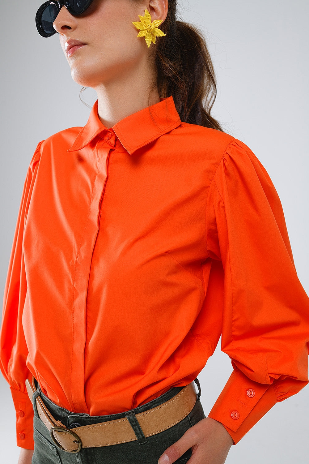 Orange Balloon Long Sleeve Shirt