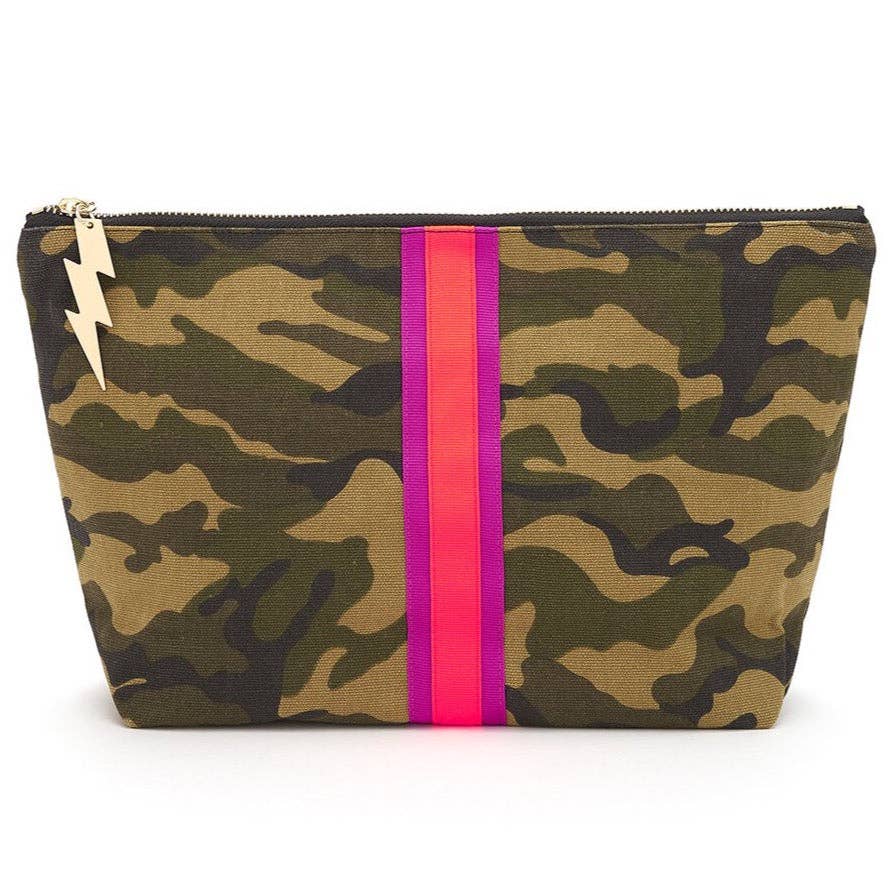 Camo Wash/Makeup Bag