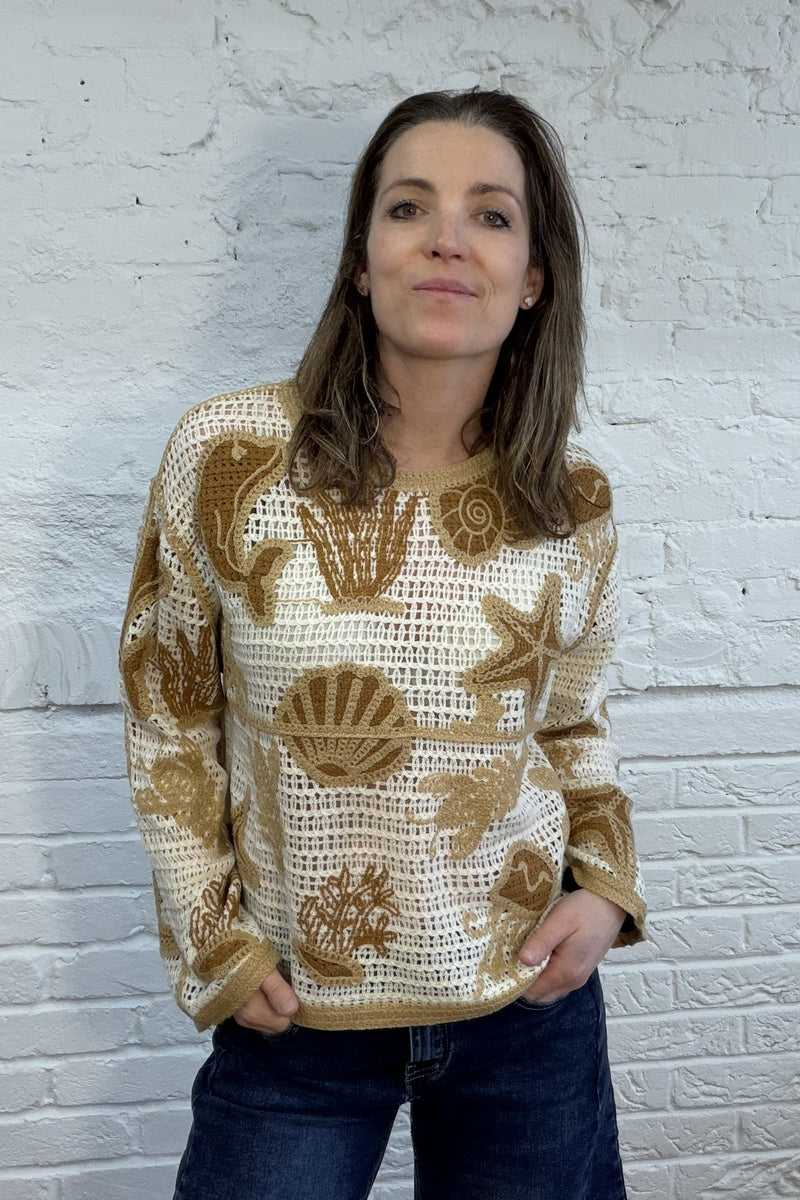 Marina Crochet Jumper