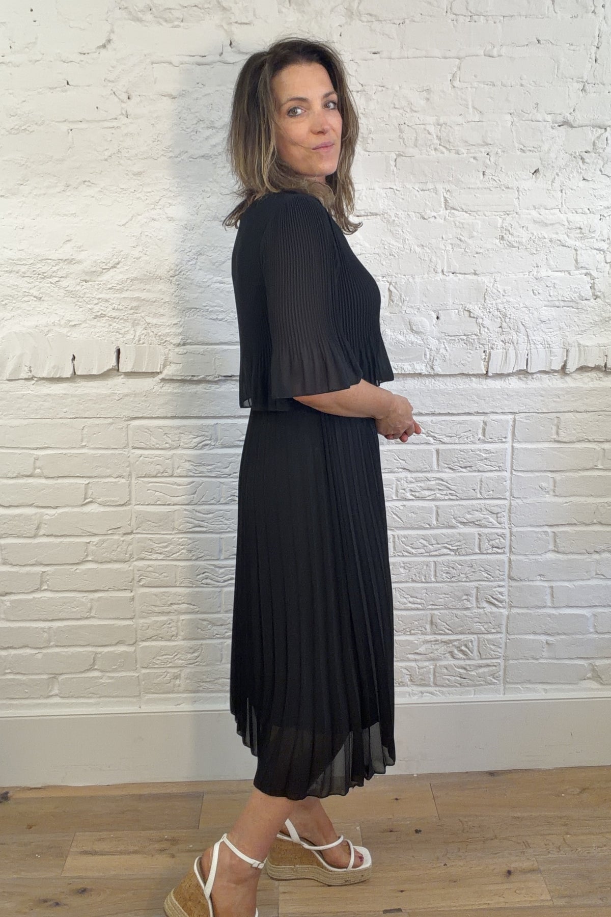 Anais Layered Chiffon Dress