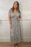 Floral Button Maxi Dress