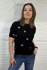 The Lucia Heart Knit