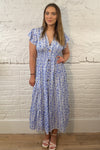 Floral Button Maxi Dress