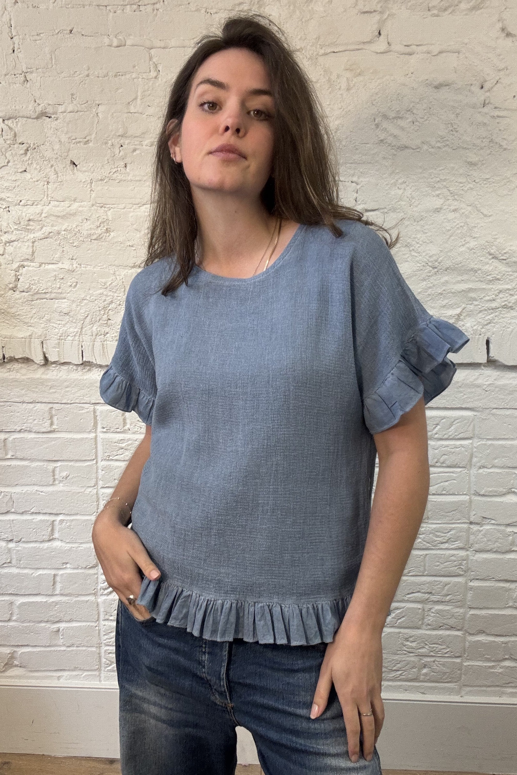 The Bryony Frill Top