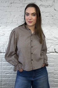 The Alice Gingham Blouse