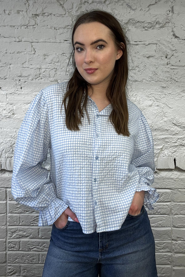 The Alice Gingham Blouse