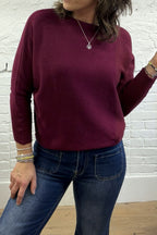 The Papina Pearl Back Jumper