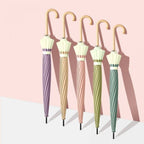 Two Tone Pastel Colour Umbrella
