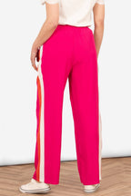 Double Stripe Wide Leg Trousers