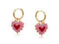 SANTA FE HEART CHARM EARRINGS