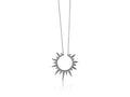 Sun Burst Pendant Necklace