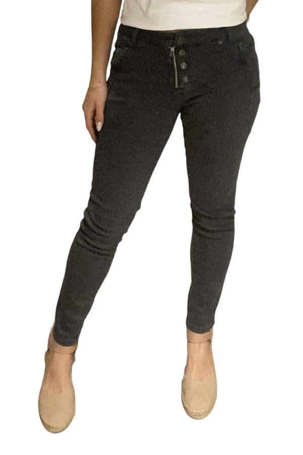 Sasa Four Button Biker Jeans