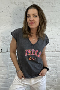 Ibiza Love Beaded Tee
