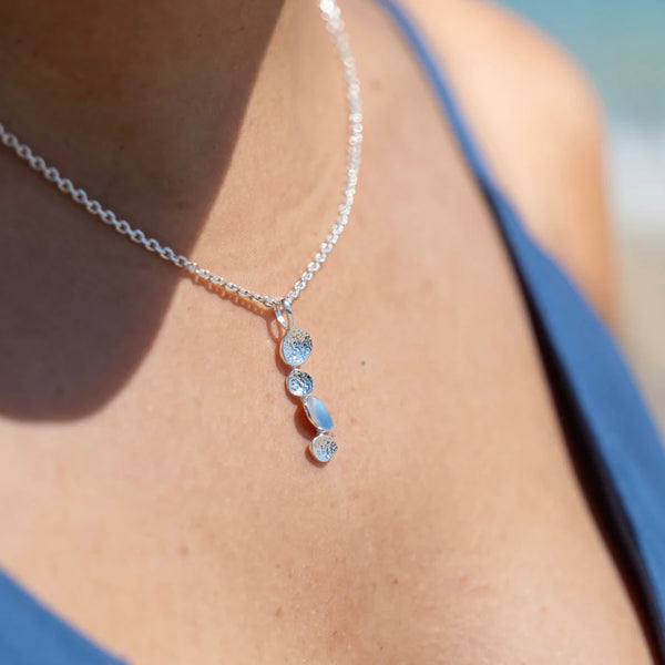 Stacked Coastal Pebbles Necklace