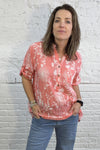Dandelion Dream Roll-Sleeve Top