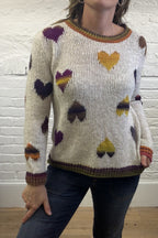 Caterina Heart Knit Jumper