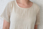 Fiorella Crochet-Trim Pocket Dress