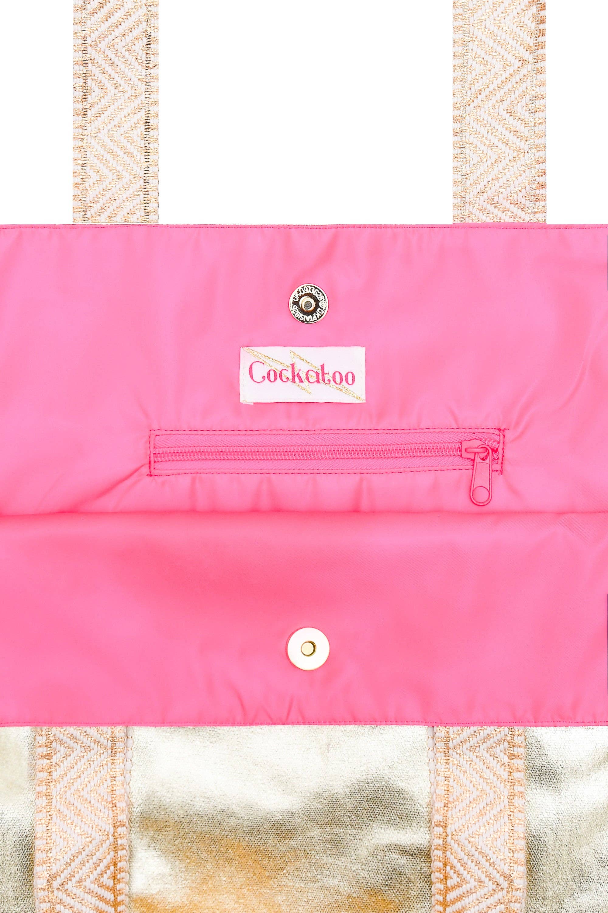 Sheeny Gold Gold Large Tote Bag