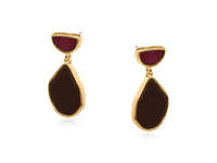 Palantir Enamel Resin Earrings