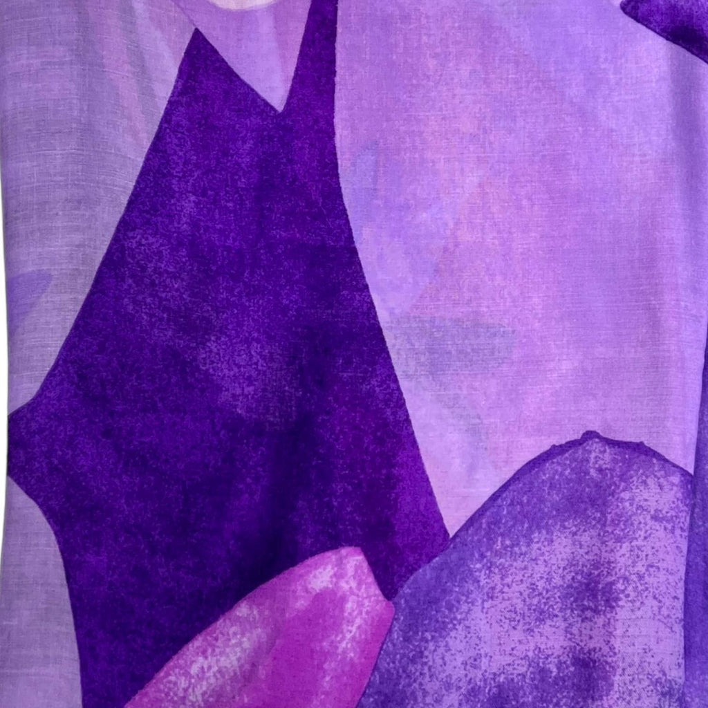 Soft Abstract Painting on Solid Canvas Scarf