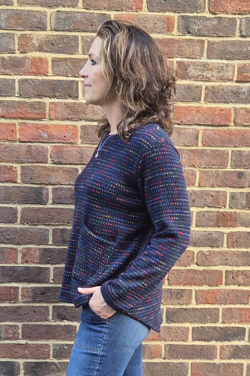 Fleck Top With Pocket