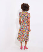 Floral Fancy Printed Midi Dress