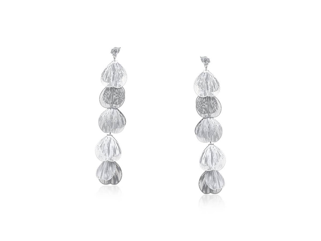 Livia Dangle Petal Statement Earrings