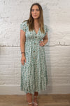 Floral Button Maxi Dress