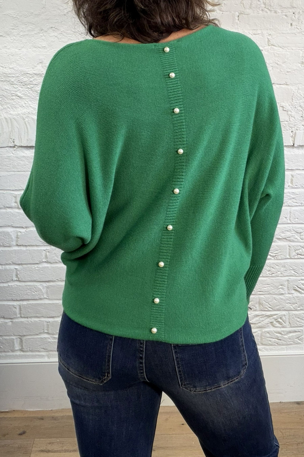 The Papina Pearl Back Jumper