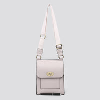 TWIST LOCK CROSS BODY BAG