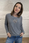 Sequin Balloon Heart Top