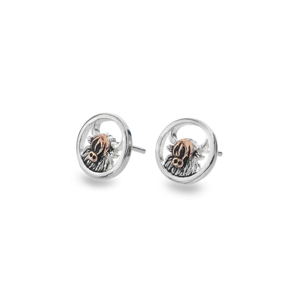Highland Cow Stud Earrings