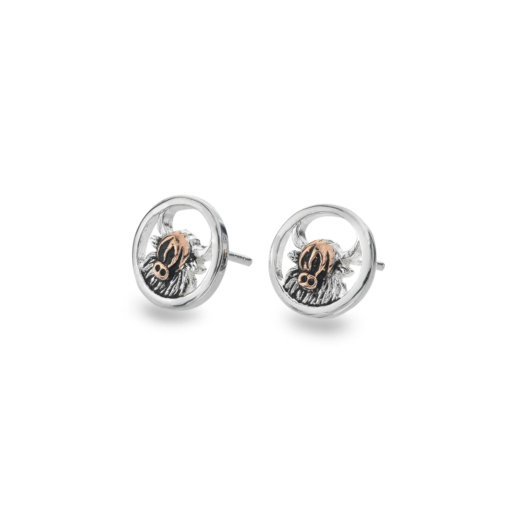 Highland Cow Stud Earrings
