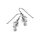 Silver Seahorse Earrings