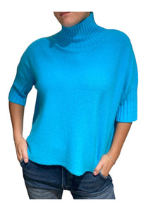 High Neck 3/4 Sleeve Jumper