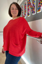 Knit With Two Front Pockets