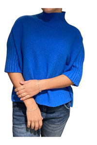 High Neck 3/4 Sleeve Jumper