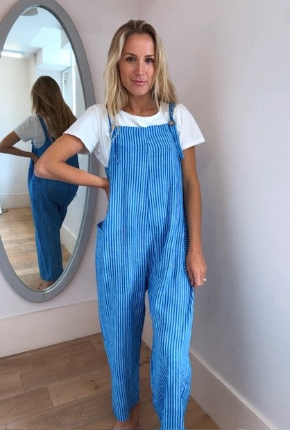 Pinstripe Dungarees